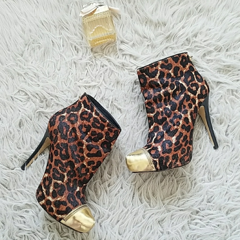 Michael Kors Animal Print Booties